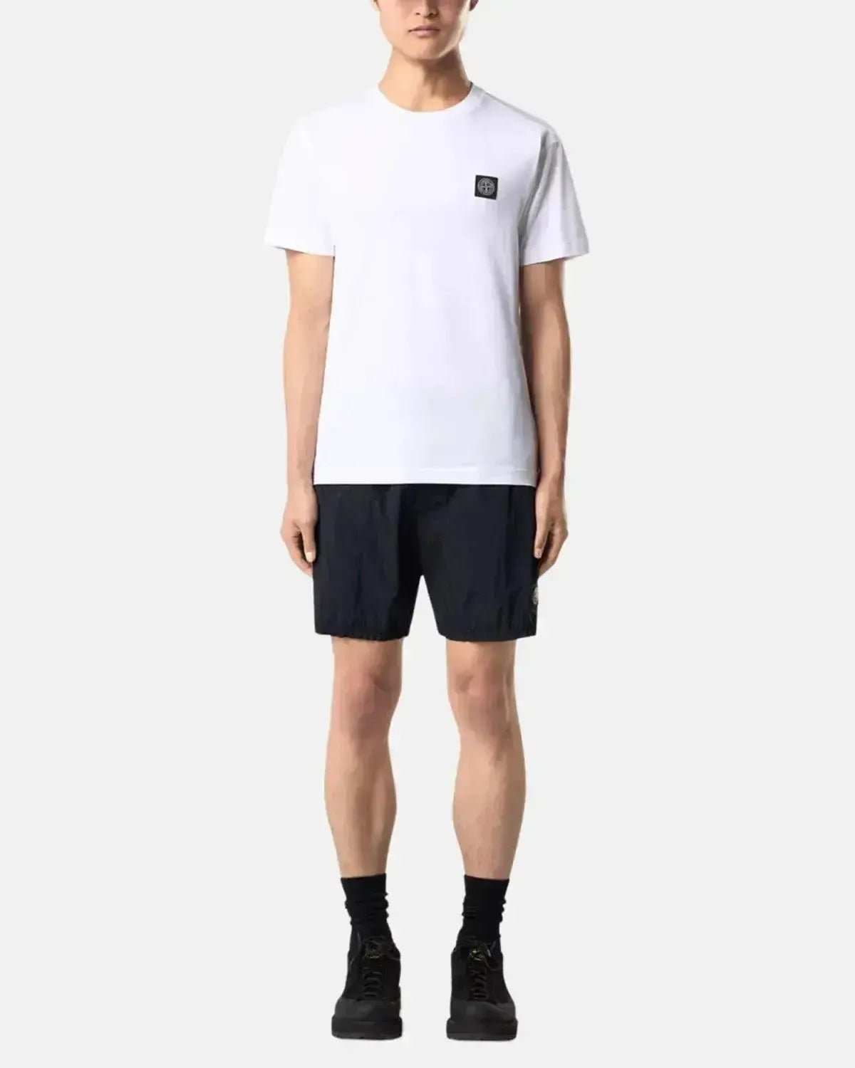 STONE ISLAND MENS 2100027 60/2 COTTON JERSEY SLIM FIT T - SHIRT WHITE – STONE-ISLAND-K2S152100027-S0013-V0001-S | Studio DOS by Designer Outlet Sales