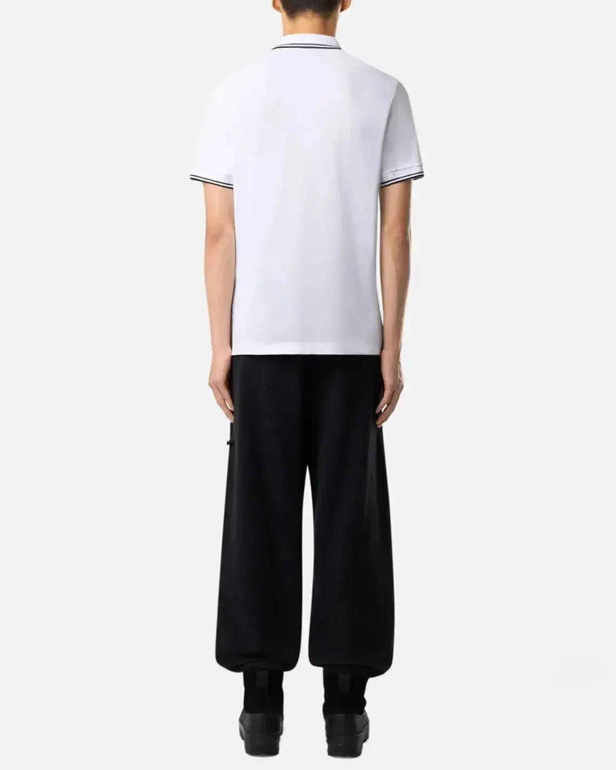 STONE ISLAND MENS 2200007 ORGANIC STRETCH COTTON TIPPED SLIM FIT POLO SHIRT WHITE – STONE-ISLAND-K2S152200007-S0018-V1001-S | Studio DOS by Designer Outlet Sales