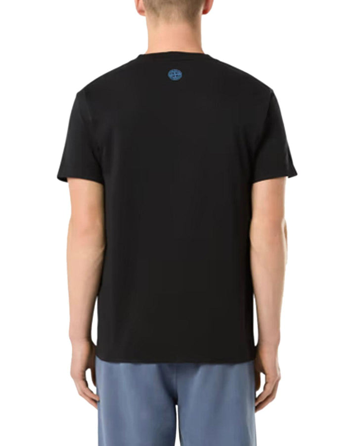 STONE ISLAND MENS 2NS80 INSTITUTIONAL THREE T-SHIRT BLACK-Designer Outlet Sales