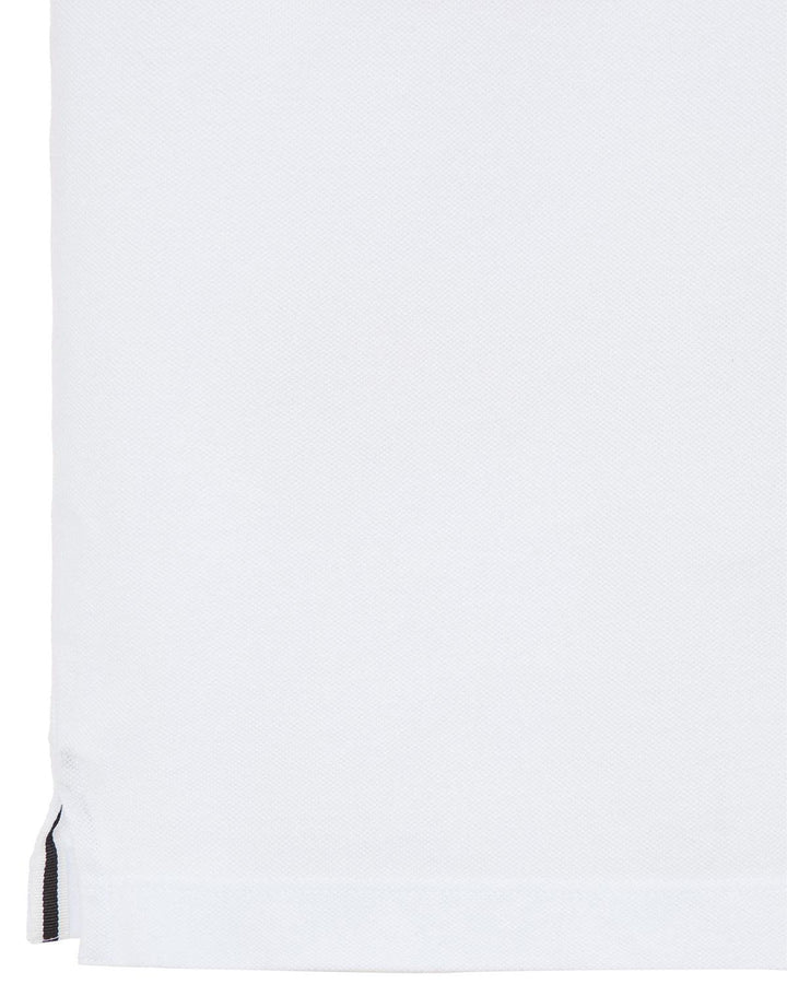 STONE ISLAND MENS 2SC18 SLIM FIT POLO SHIRT WHITE-Designer Outlet Sales