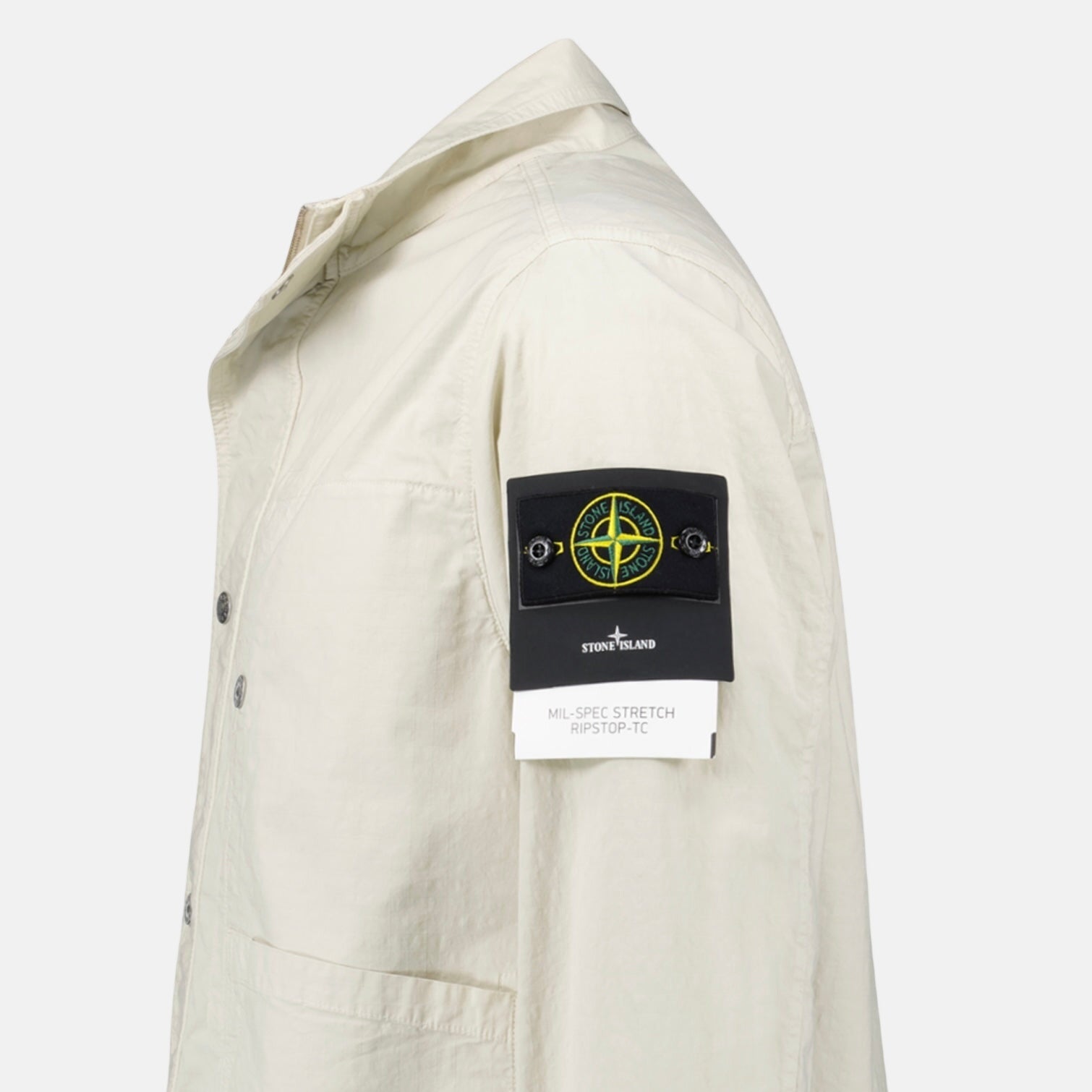 Stone Island Mil - Spec Stretch Ripstop - TC Jacket Sand – Rail 5 | Studio DOS by Designer Outlet Sales