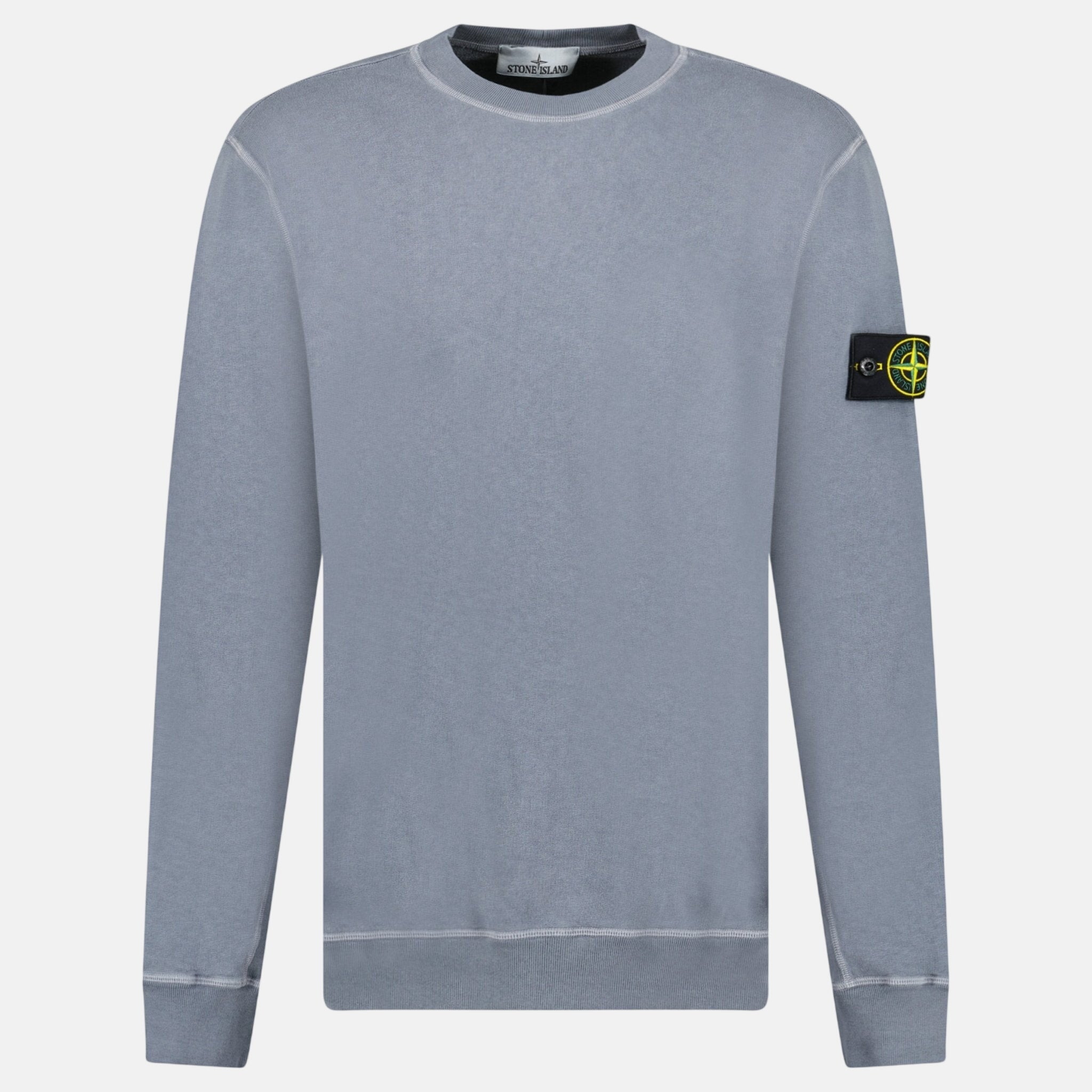 Stone Island Old Effect Crewneck Sweatshirt Dark Blue – T4 | Studio DOS by Designer Outlet Sales