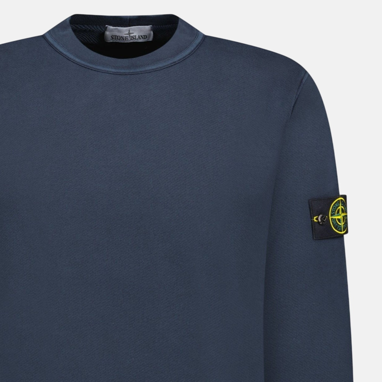 Stone Island Old Effect Crewneck Sweatshirt Navy – C39 | Studio DOS by Designer Outlet Sales