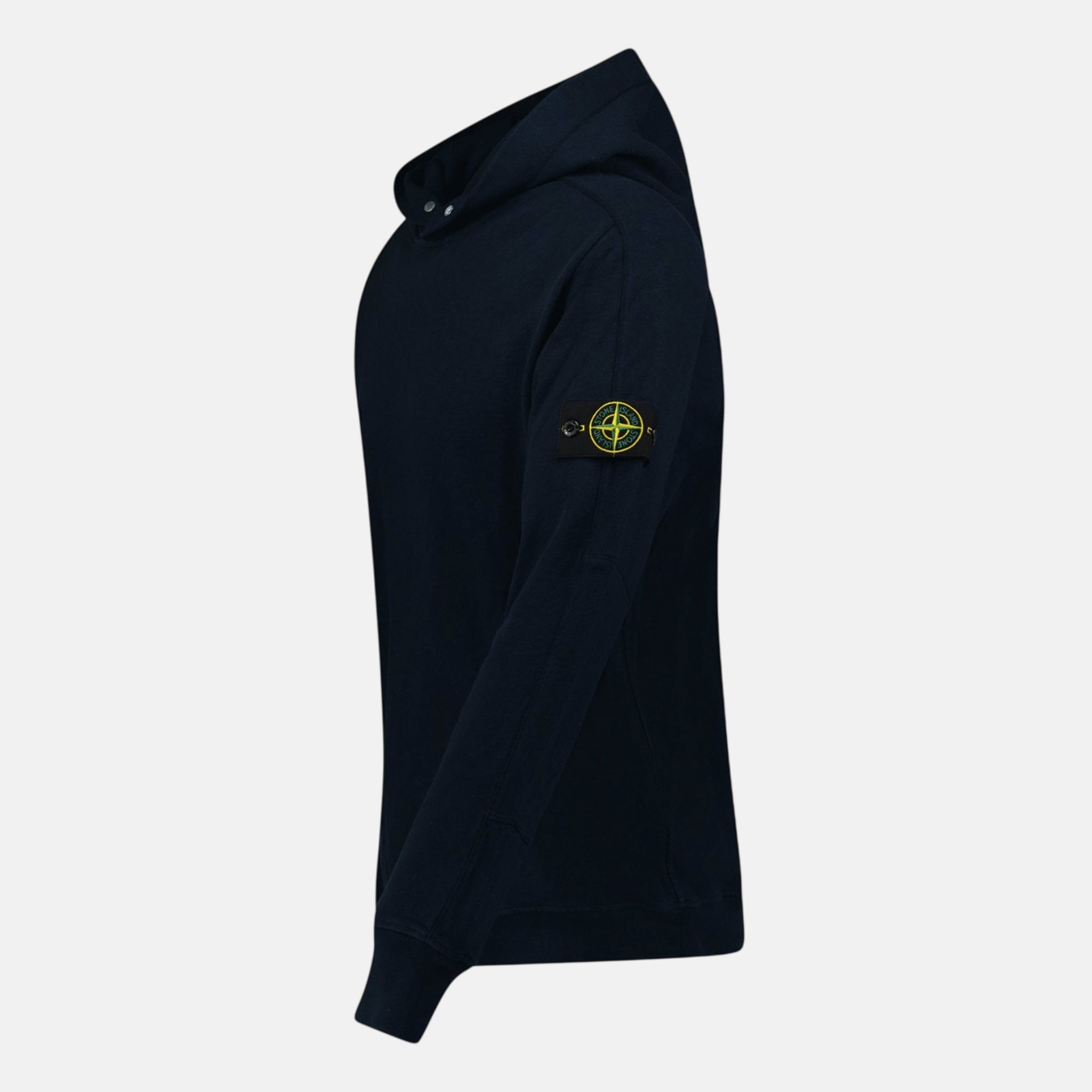 Stone Island ‘Old’ Treatment Hooded Sweatshirt Navy – A47 | Studio DOS by Designer Outlet Sales