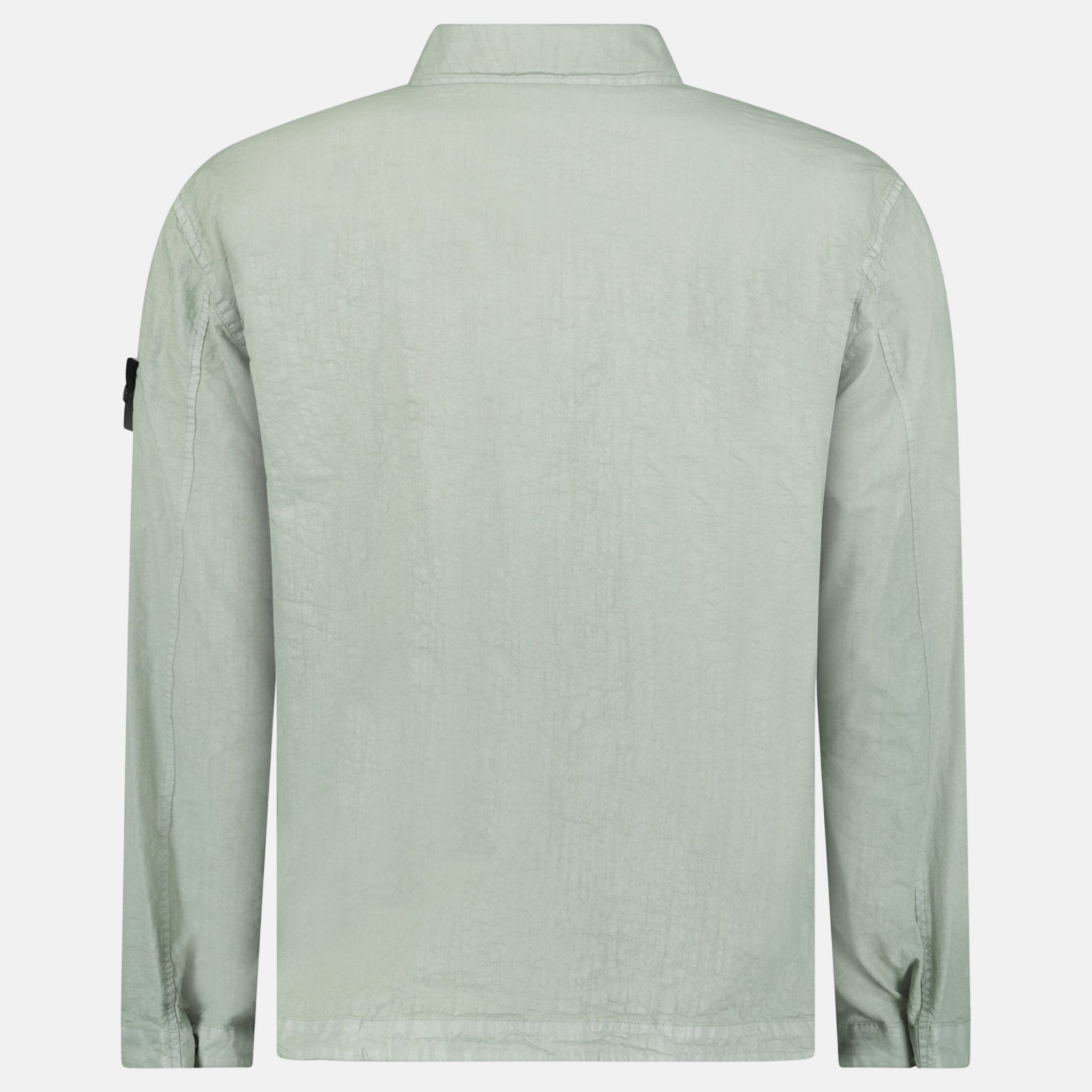 Stone Island Organic - Look Nylon Panama - TC Overshirt Sage Green – RAIL 6 L | Studio DOS by Designer Outlet Sales