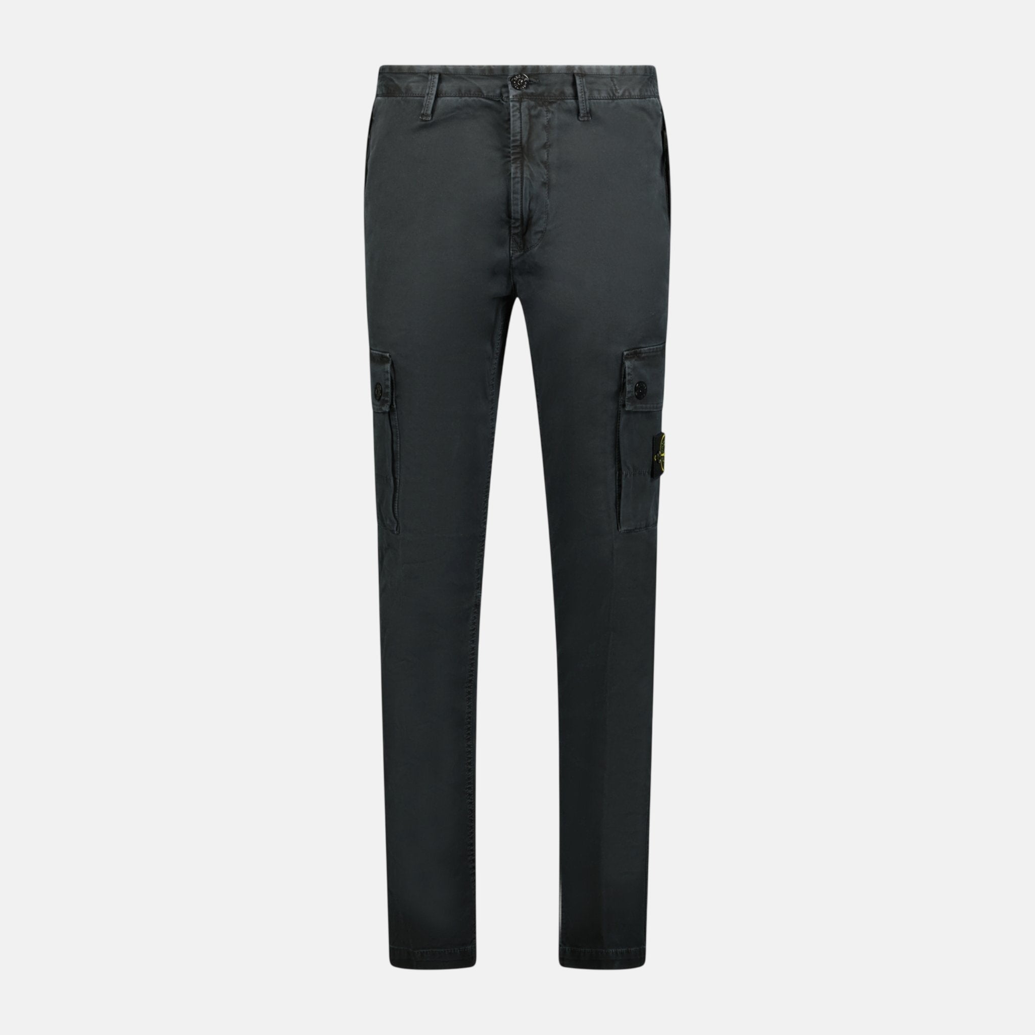 Stone Island Patch Cargo Trousers Black – A19 | Studio DOS by Designer Outlet Sales