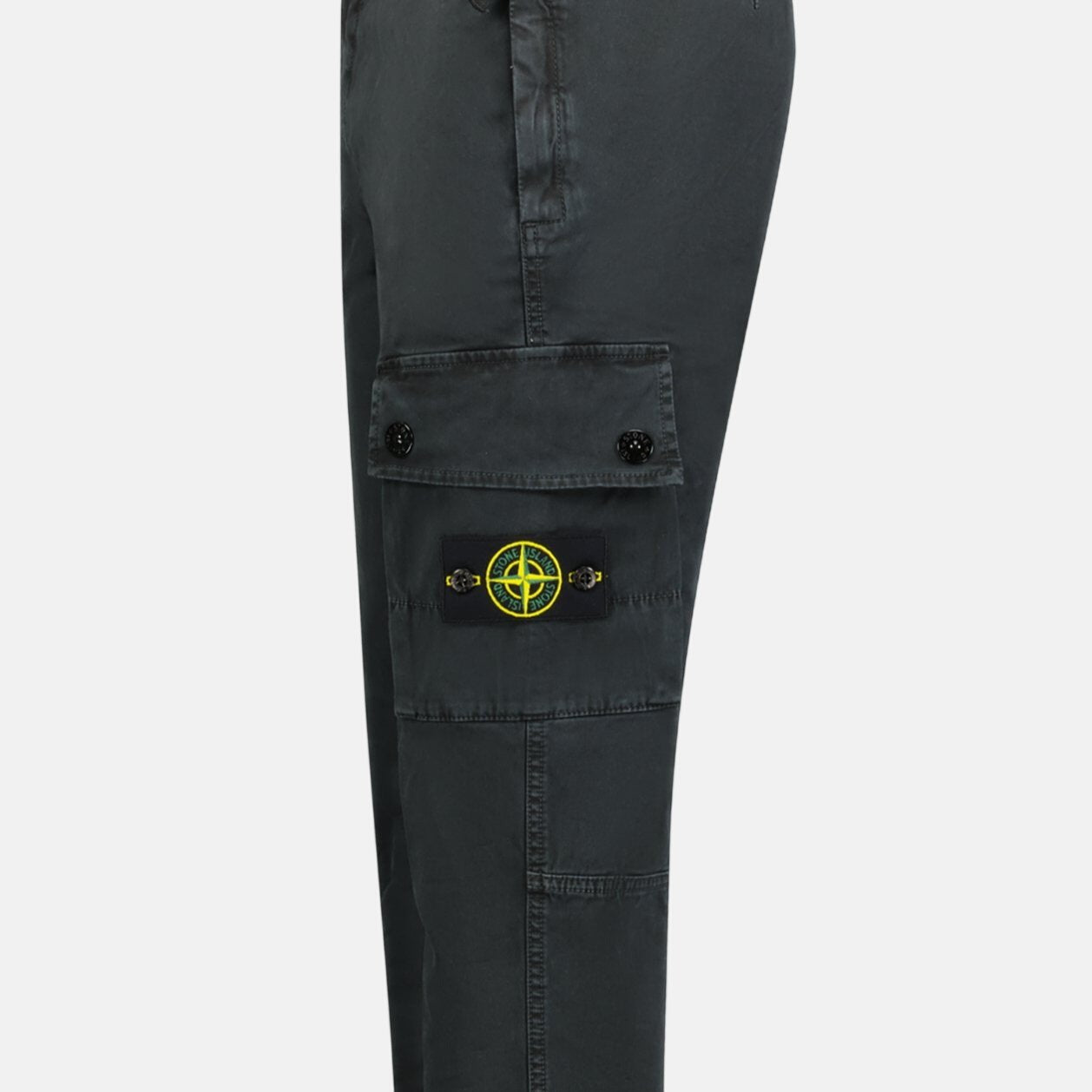 Stone Island Patch Cargo Trousers Black – A19 | Studio DOS by Designer Outlet Sales