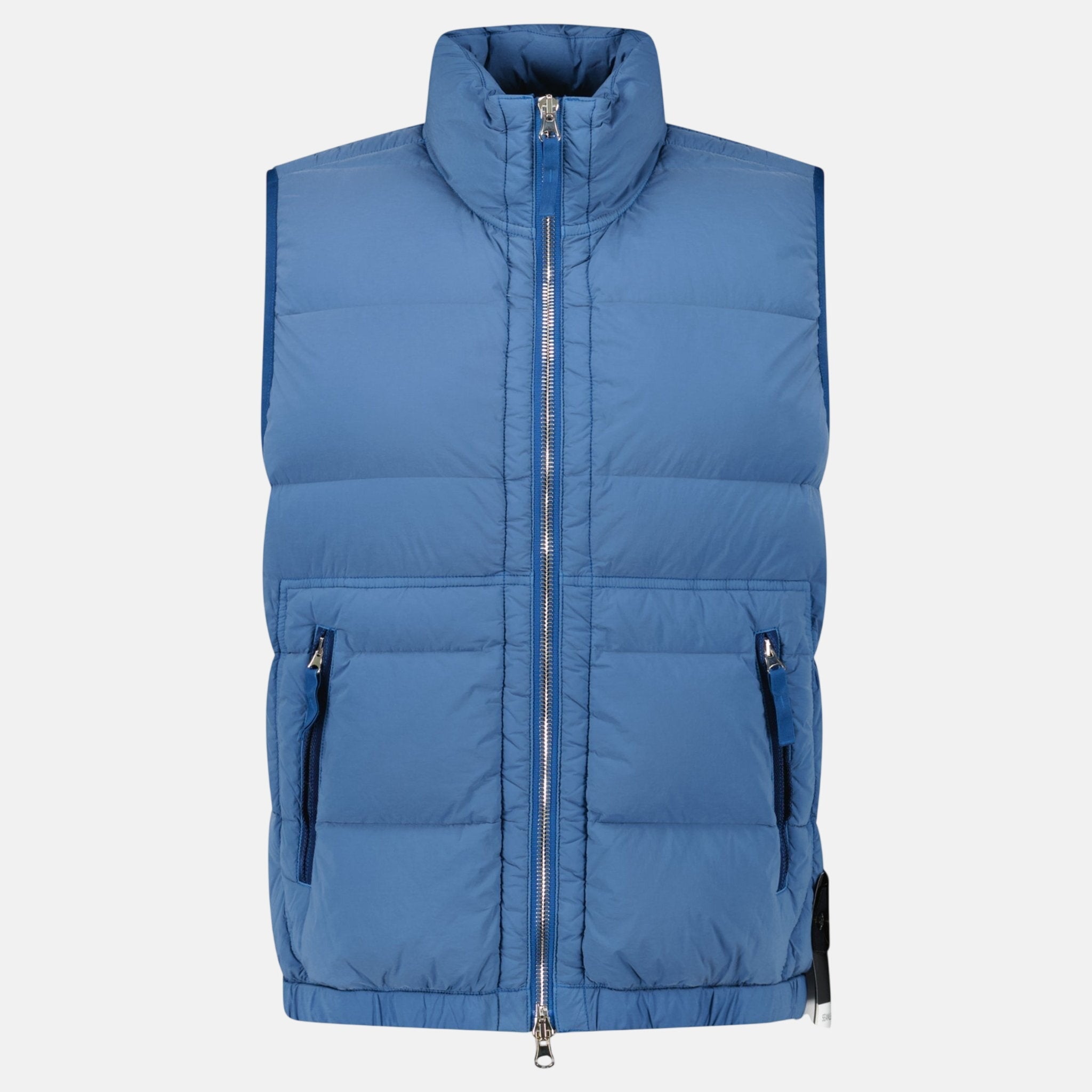 Stone Island Puffer Seamless Tunnel Nylon Gilet Blue – sku-57167479538045 | Studio DOS by Designer Outlet Sales