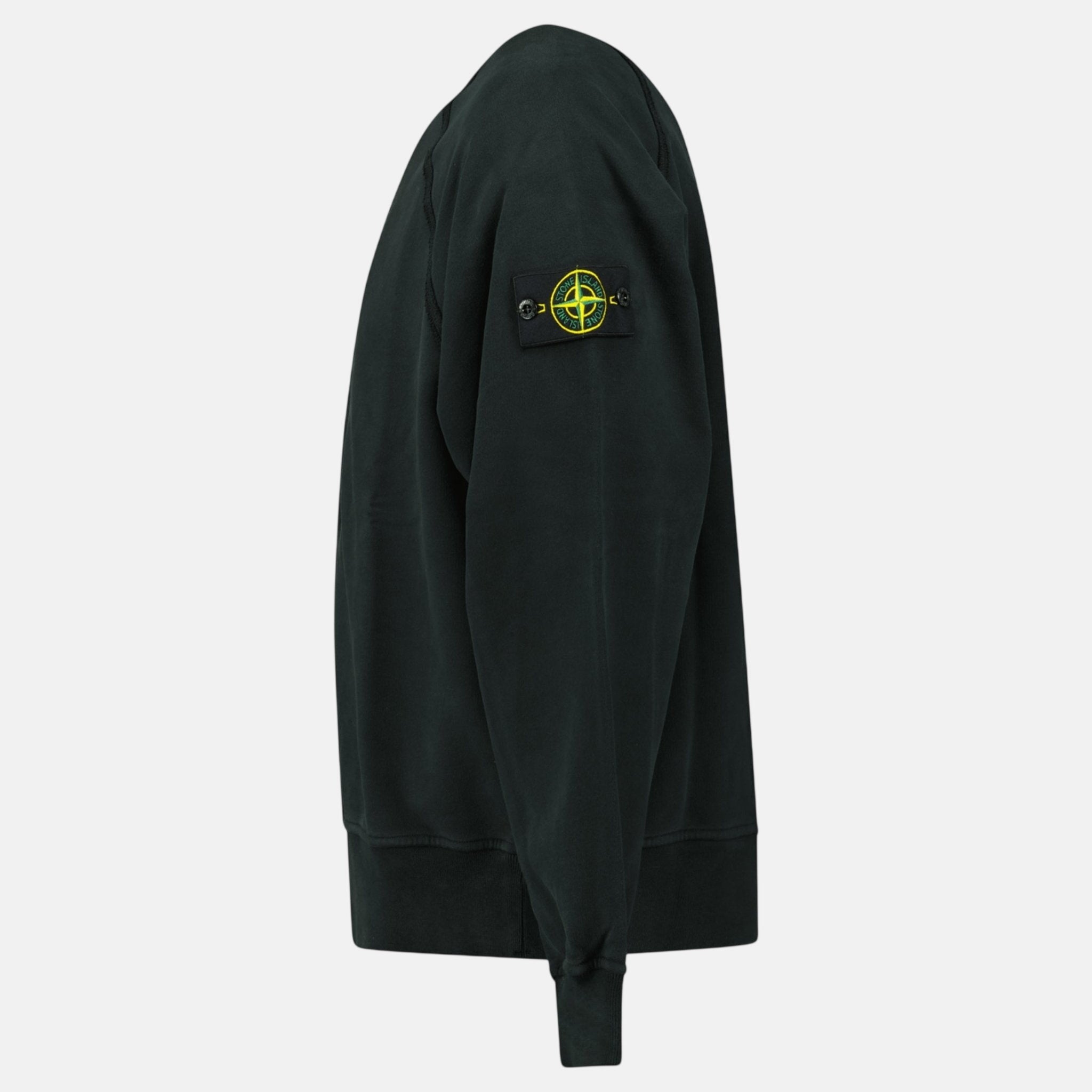 Stone Island Relaxed Fit Crewneck Sweatshirt Black – A3 | Studio DOS by Designer Outlet Sales