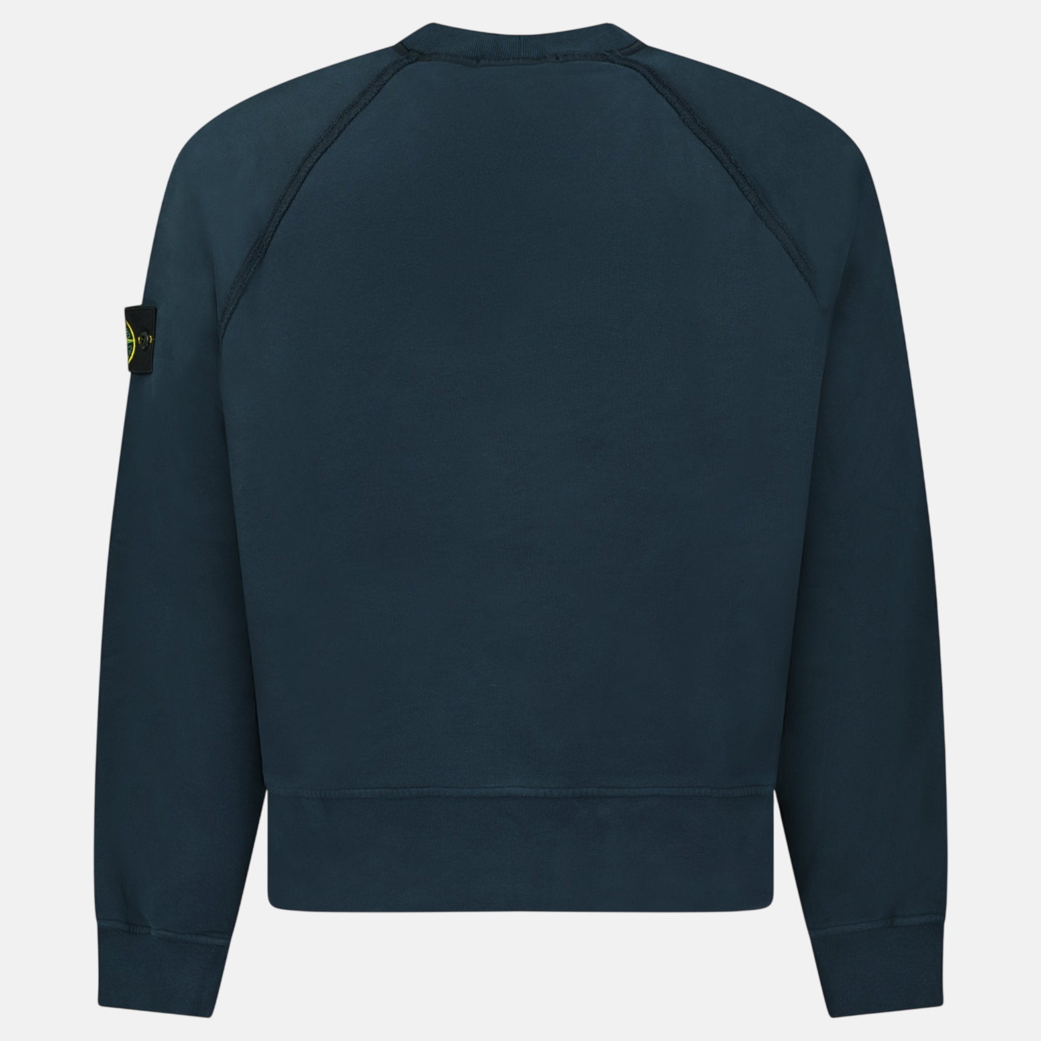 Stone Island Relaxed Fit Crewneck Sweatshirt Navy – A6 | Studio DOS by Designer Outlet Sales