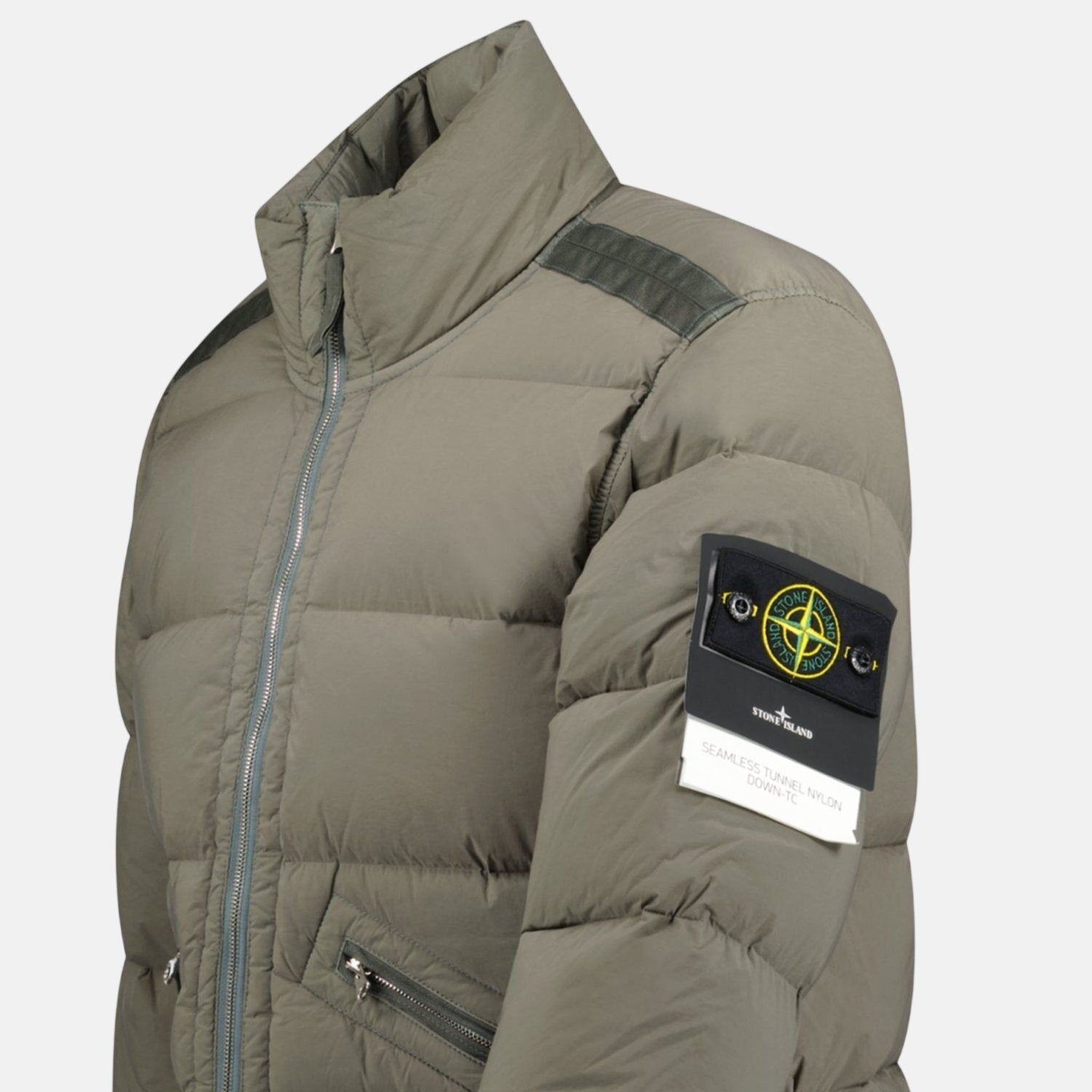 Stone Island Seamless Tunnel Nylon Puffer Jacket Walnut Brown – Rail 5 U | Studio DOS by Designer Outlet Sales