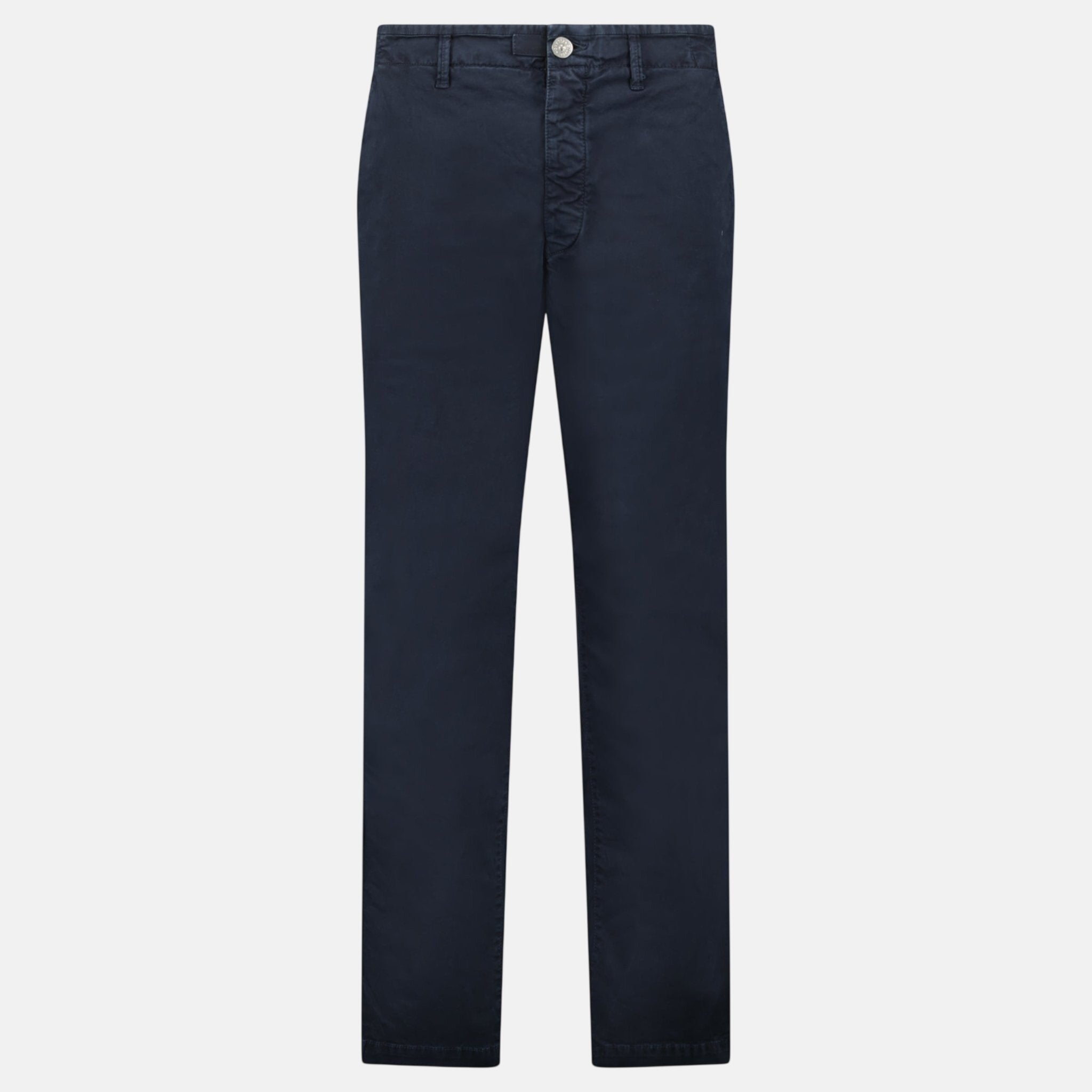 Stone Island Stretch Organic Broken Twill ‘OLD’ Effect Chino Trousers Navy – C90 | Studio DOS by Designer Outlet Sales