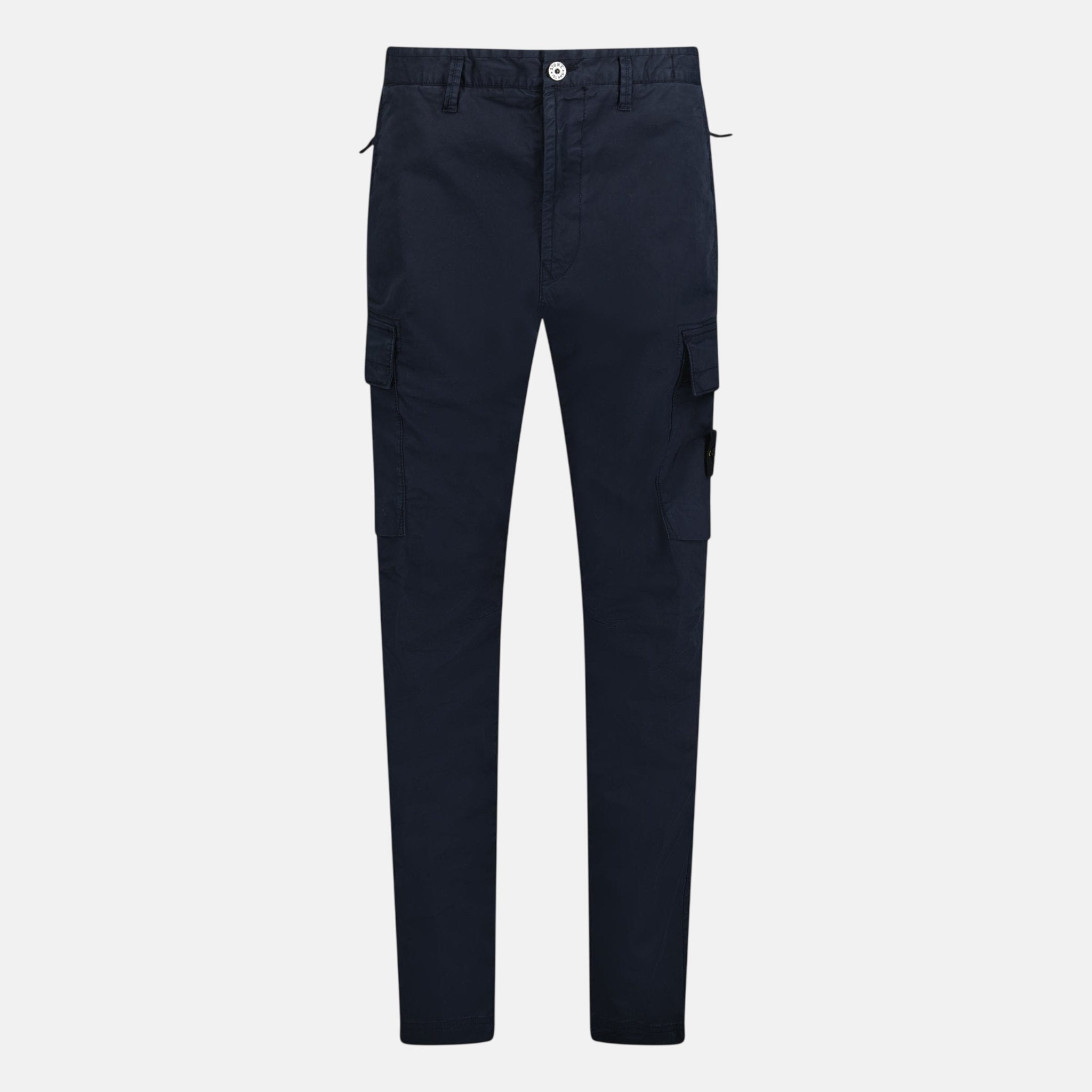 Stone Island Tapered Cargo Trousers Navy – A12 | Studio DOS by Designer Outlet Sales