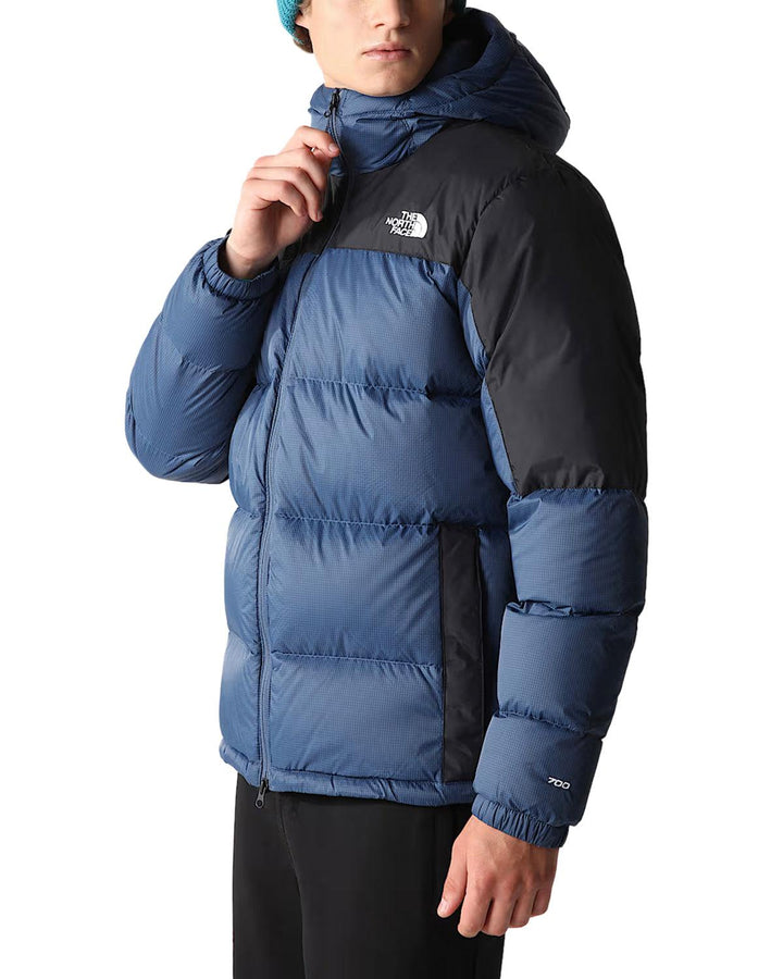 THE NORTH FACE MENS DIABLO HOODED JACKET SHADY BLUE-Designer Outlet Sales