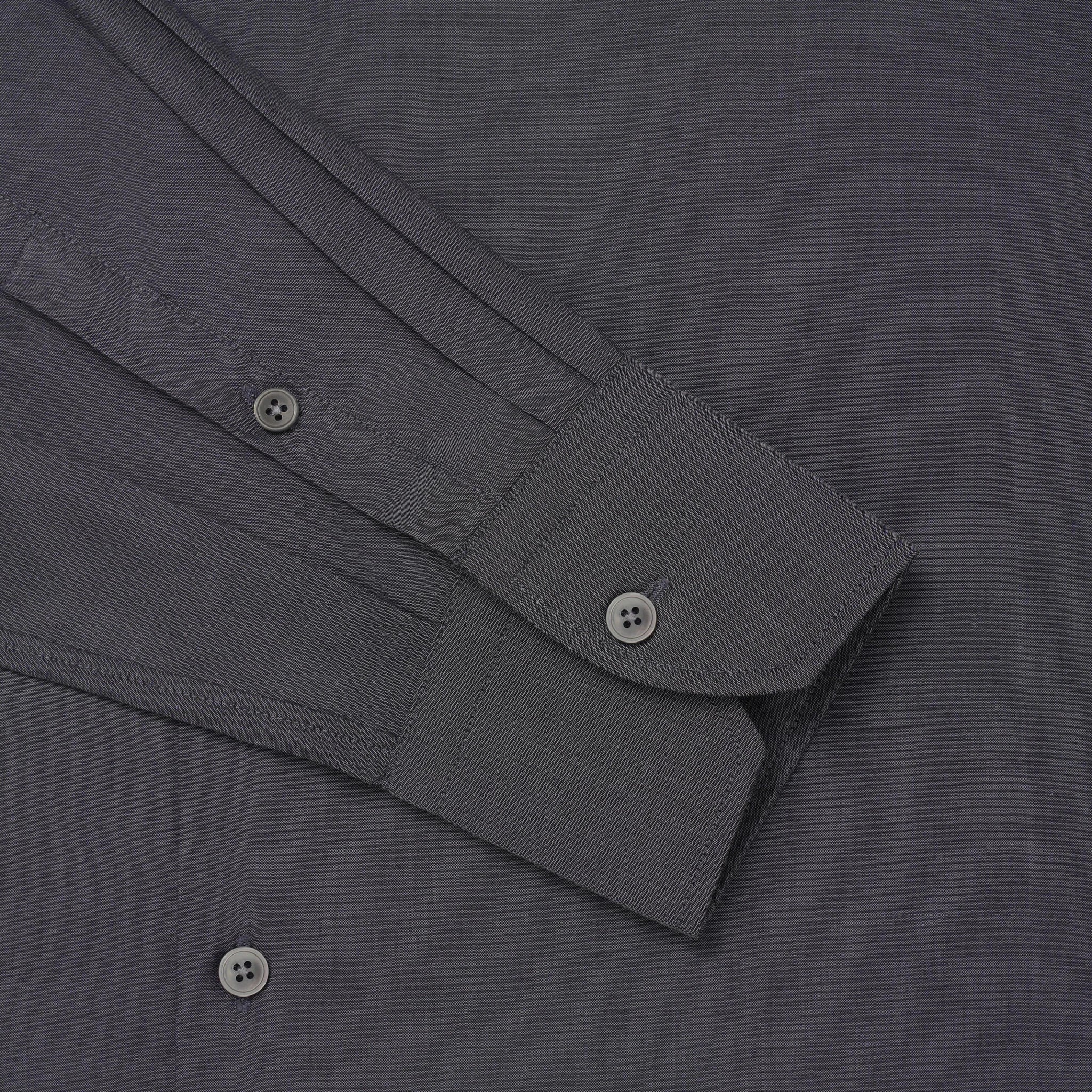 Thomas Pink Tailored Fit Formal Lugano Chambray Shirt Grey – 40546-005-842 | Studio DOS by Designer Outlet Sales