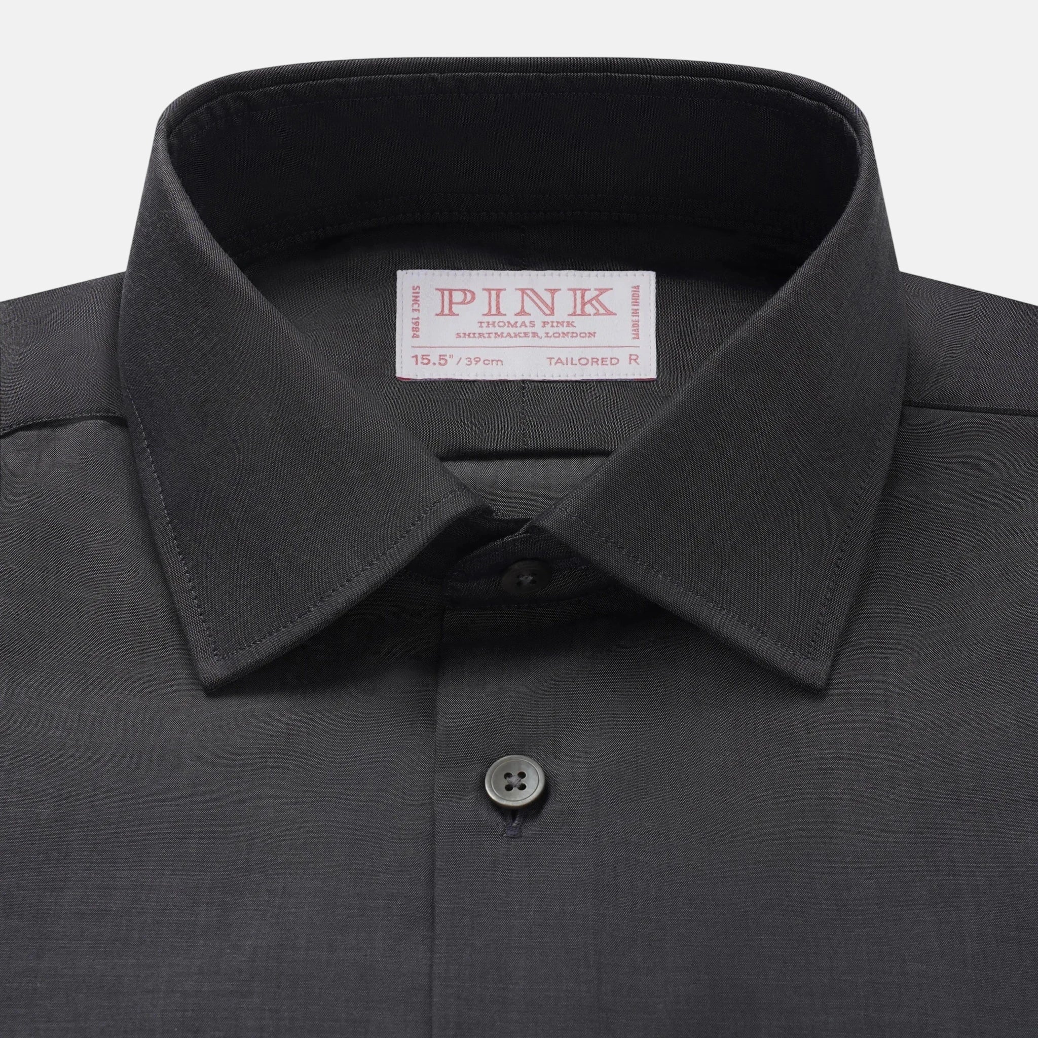 Thomas Pink Tailored Fit Formal Lugano Chambray Shirt Grey – 40546-005-842 | Studio DOS by Designer Outlet Sales