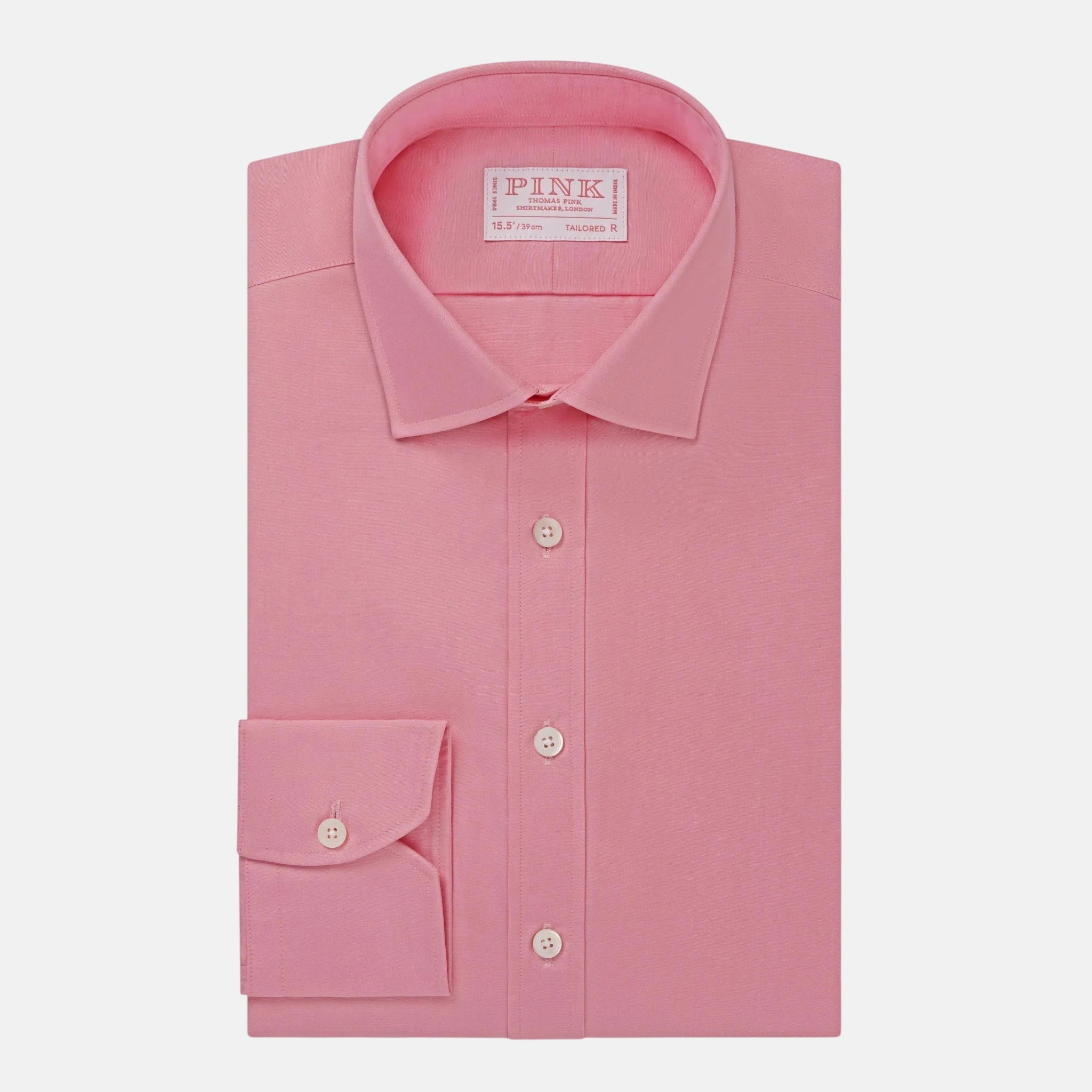 Thomas Pink Tailored Fit Formal Ramses Poplin Shirt Pink – 40546-007-771 | Studio DOS by Designer Outlet Sales