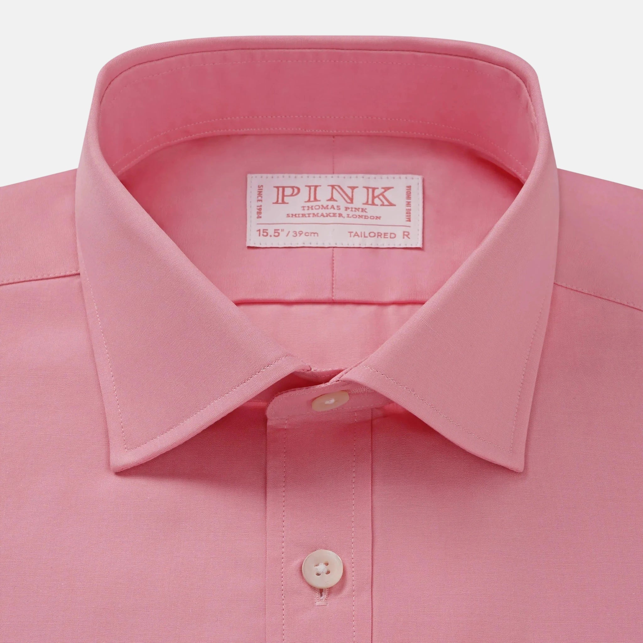 Thomas Pink Tailored Fit Formal Ramses Poplin Shirt Pink – 40546-007-771 | Studio DOS by Designer Outlet Sales