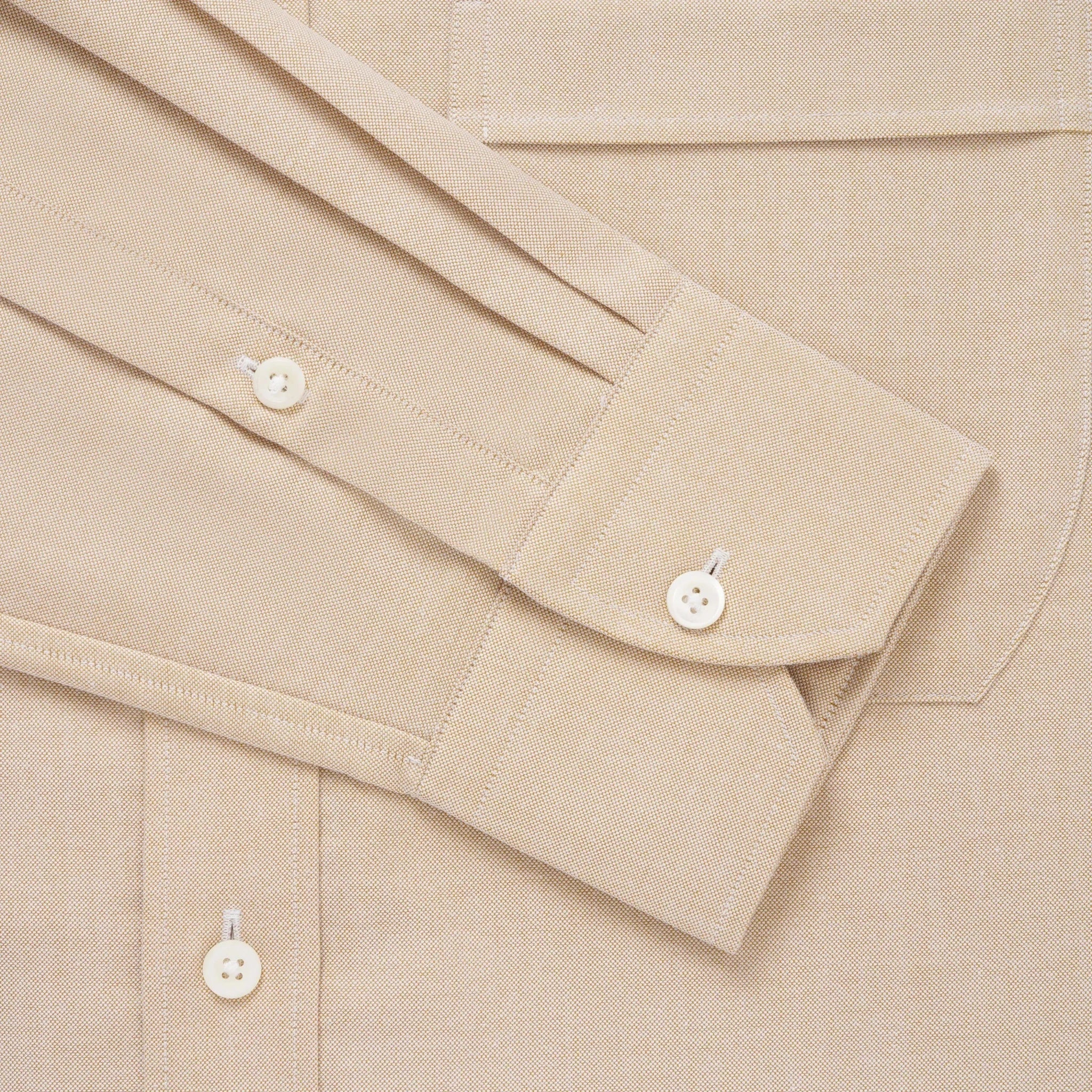 Thomas Pink Tailored Fit Smart Casual Contrast Oxford Shirt Beige – 40546-009-892 | Studio DOS by Designer Outlet Sales