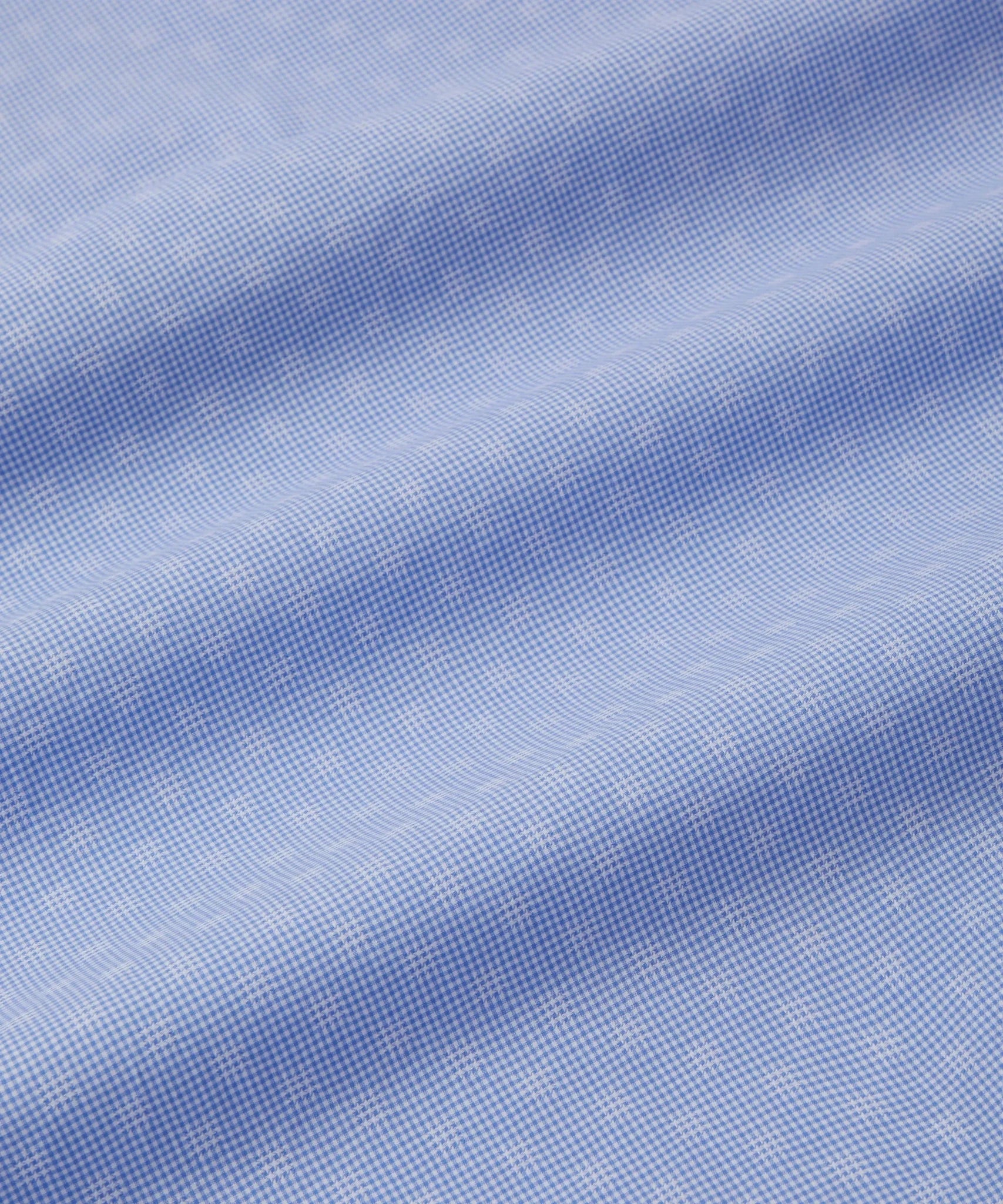 Thomas Pink Tailored Fit Smart Casual Micro Gingham Shirt Blue – 40546-005-098 | Studio DOS by Designer Outlet Sales