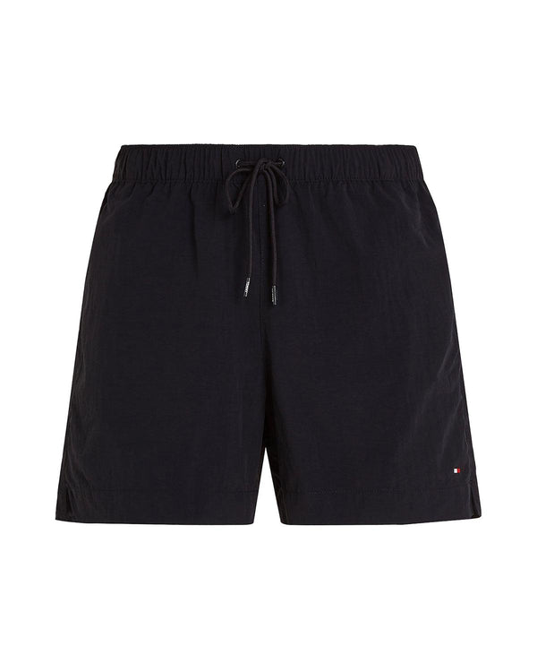 TOMMY HILFIGER MENS ESSENTIAL MID LENGTH SWIM SHORTS DESERT SKY-Designer Outlet Sales