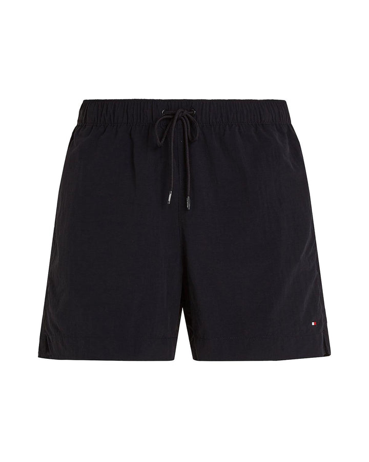 TOMMY HILFIGER MENS ESSENTIAL MID LENGTH SWIM SHORTS DESERT SKY-Designer Outlet Sales