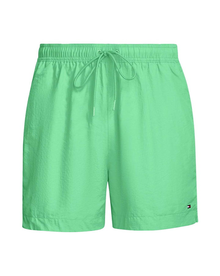 TOMMY HILFIGER MENS ESSENTIAL MID LENGTH SWIM SHORTS LUSH JADE-Designer Outlet Sales