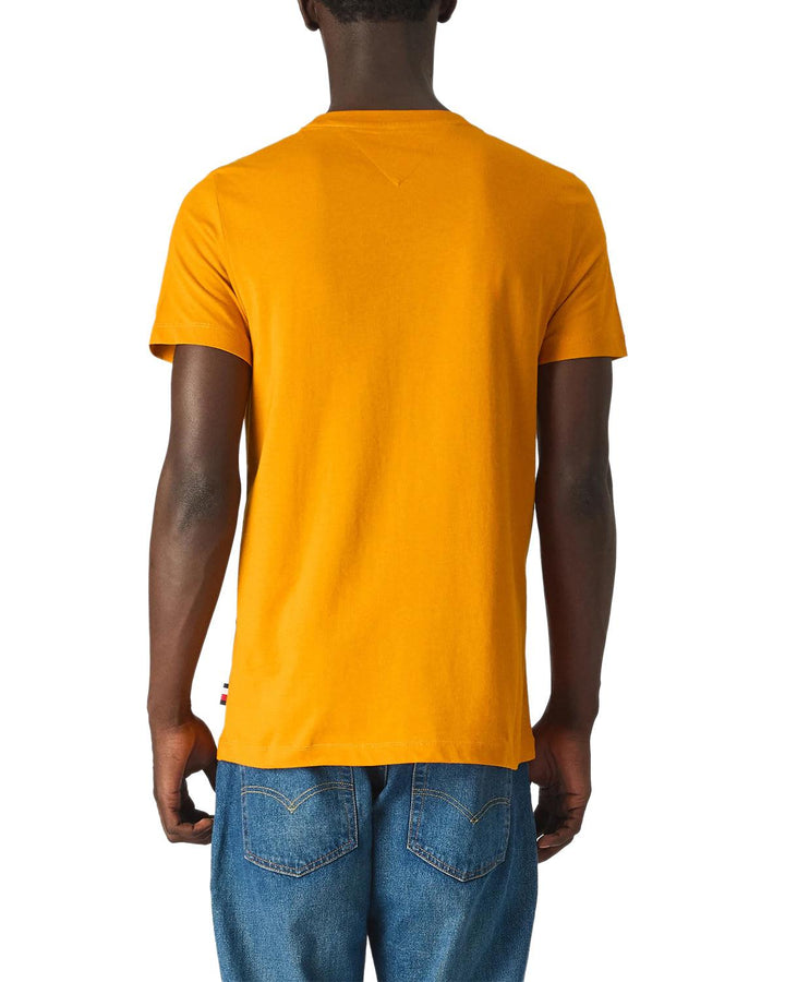 TOMMY HILFIGER MENS TJ SMALL HILFIGER T-SHIRT RICH OCHRE-Designer Outlet Sales