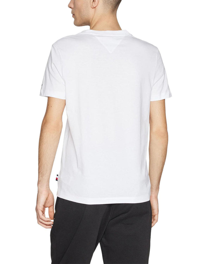 TOMMY HILFIGER MENS TJ SMALL HILFIGER T-SHIRT WHITE-Designer Outlet Sales