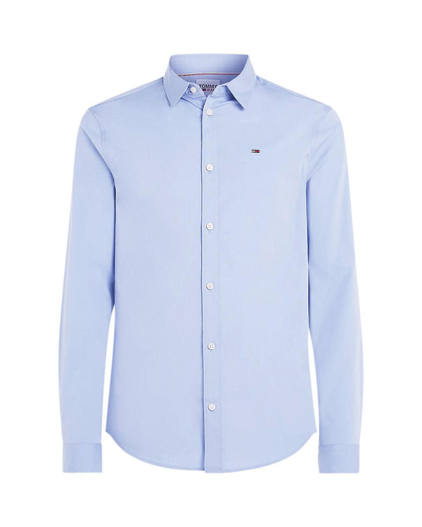 TOMMY HILFIGER MENS TJ STRETCH SLIM FIT SHIRT LAVENDER LUSTRE-Designer Outlet Sales