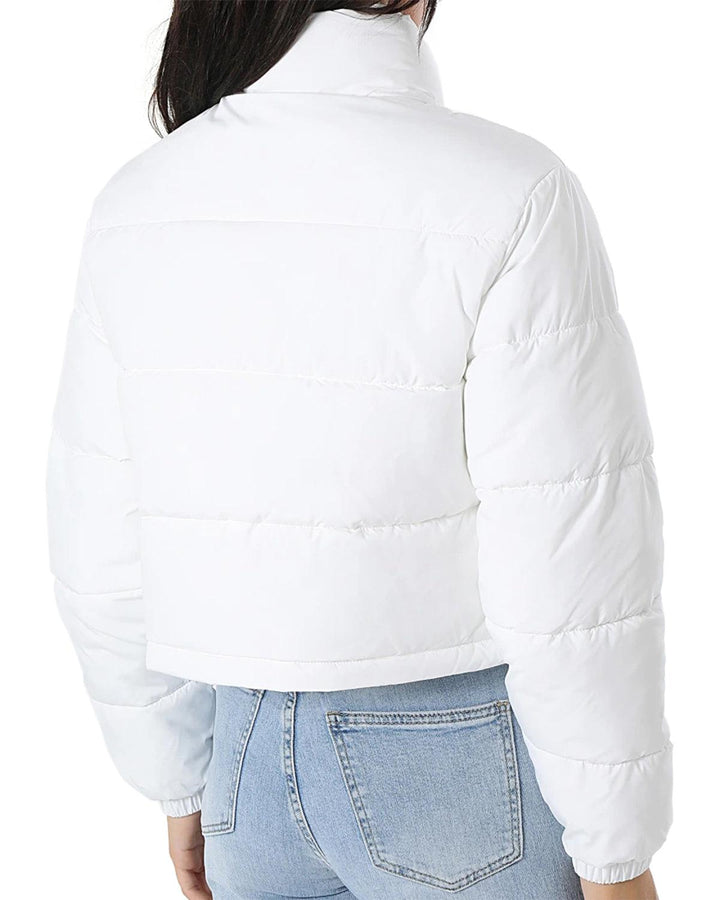 TOMMY HILFIGER WOMENS TJW CRP ESSENTIAL PUFFA JACKET WHITE-Designer Outlet Sales