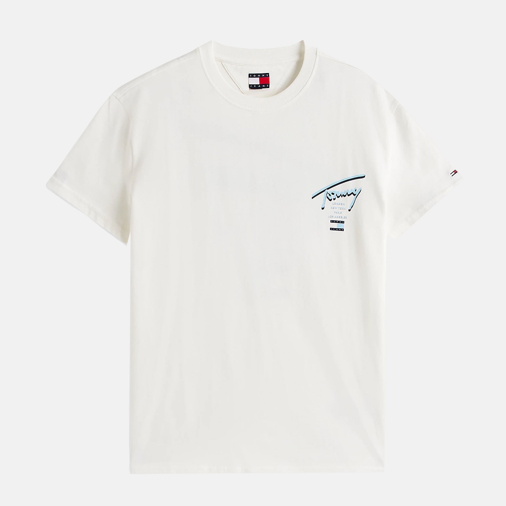 Tommy Jeans Mens City Graphic T-Shirt Ecru – SPR231-S | Studio DOS by Designer Outlet Sales