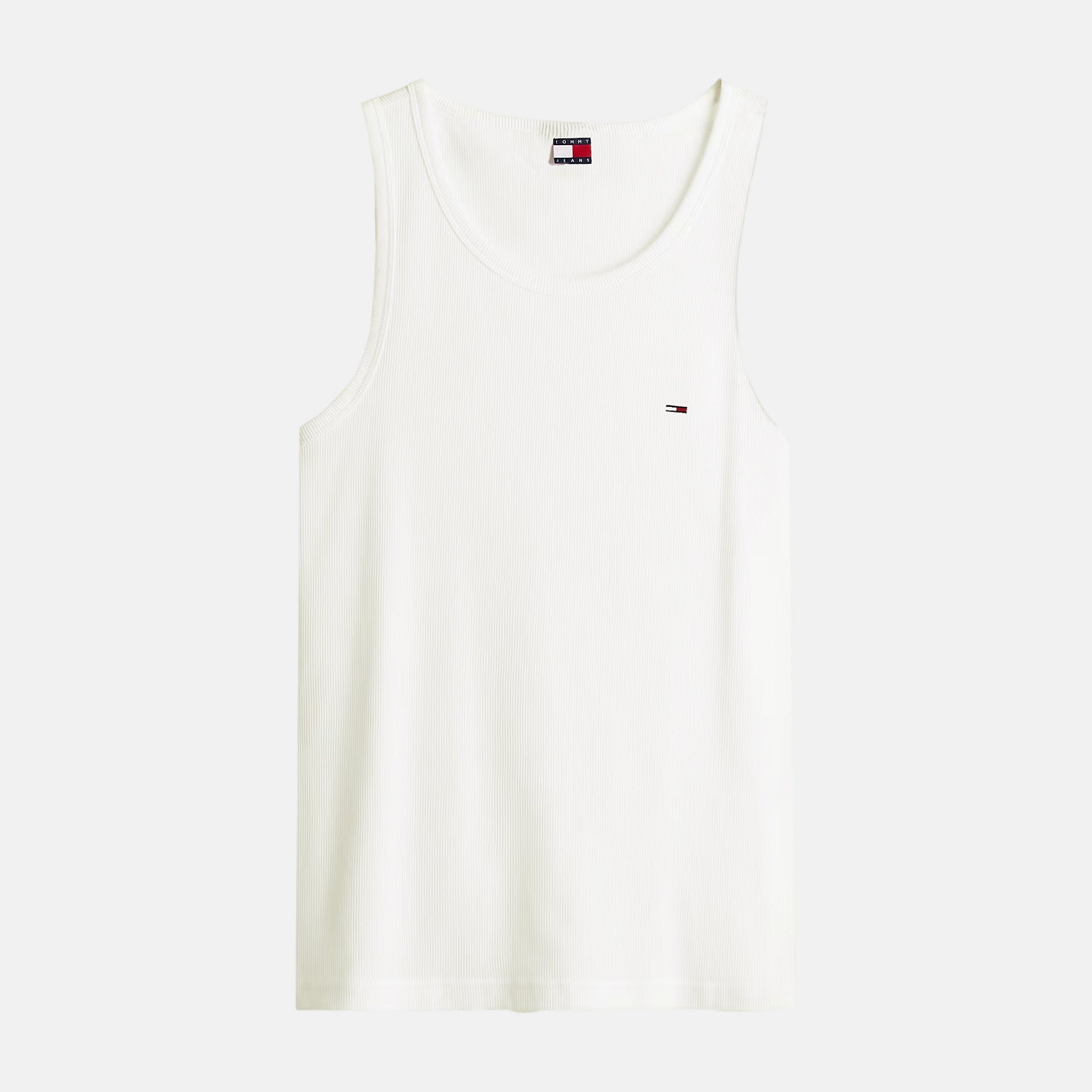 Tommy Jeans Mens Small Flag Ribbed Tank Top Vest Ecru – SPR239-S | Studio DOS by Designer Outlet Sales
