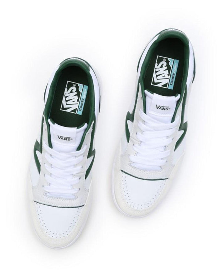 VANS LOWLAND COMFYCUSH JUMP TRAINERS WHITE GREEN-Designer Outlet Sales