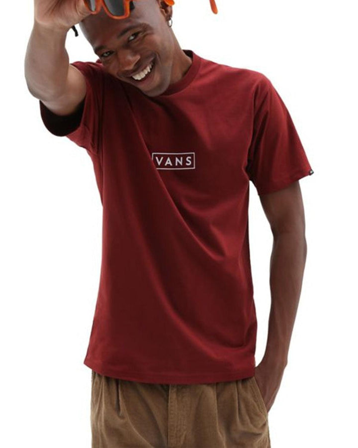 VANS MENS CLASSIC EASY BOX T-SHIRT SYRAH-Designer Outlet Sales