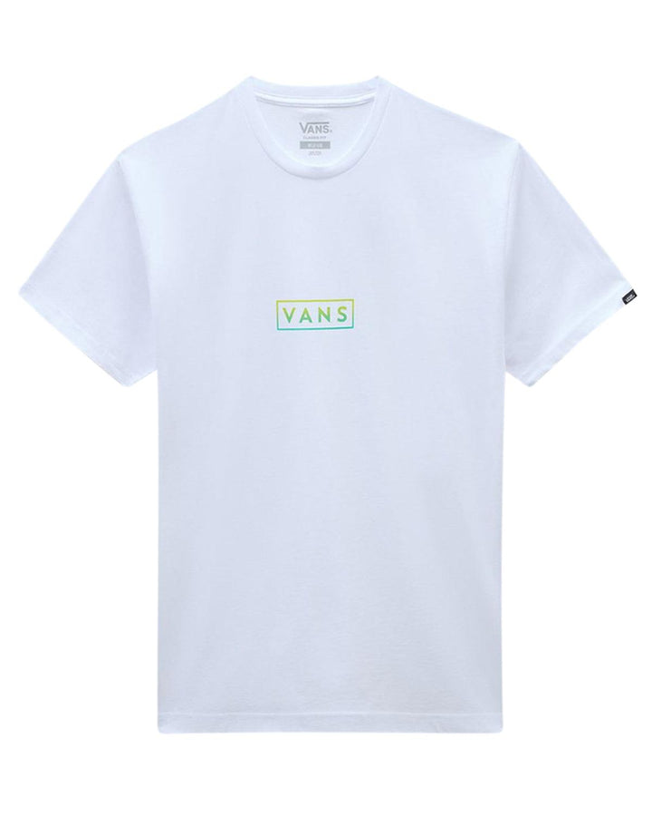 VANS MENS CLASSIC EASY BOX T-SHIRT WHITE-Designer Outlet Sales