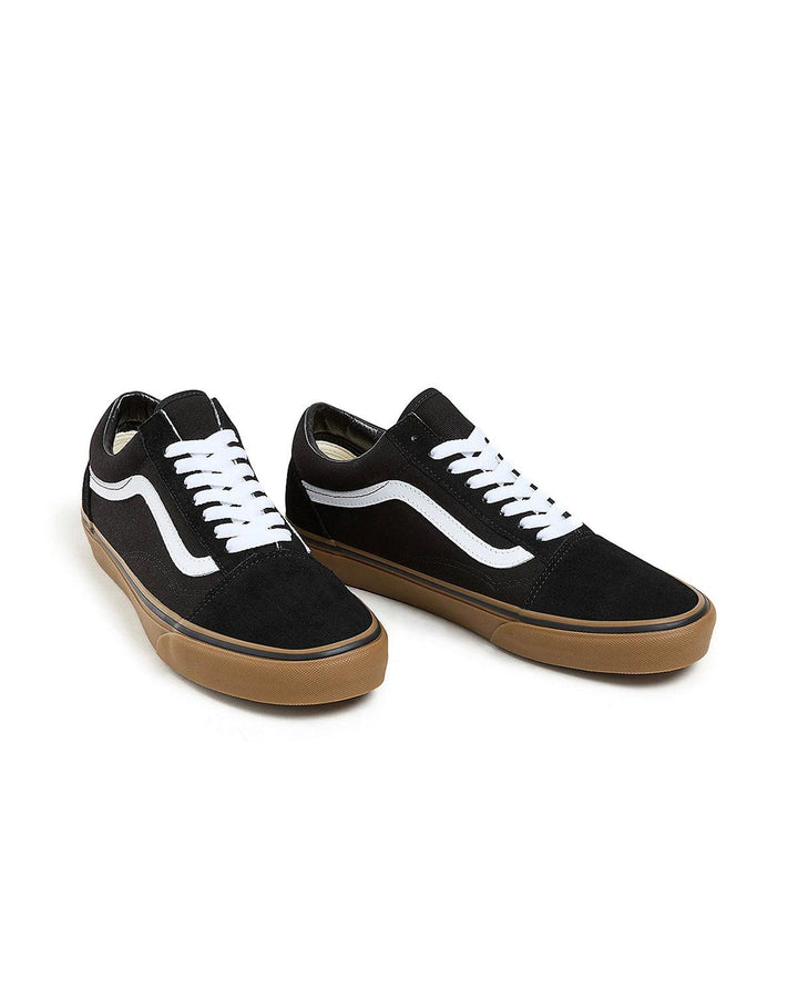 VANS OLD SKOOL TRAINERS GUMSHOE BLACK-Designer Outlet Sales