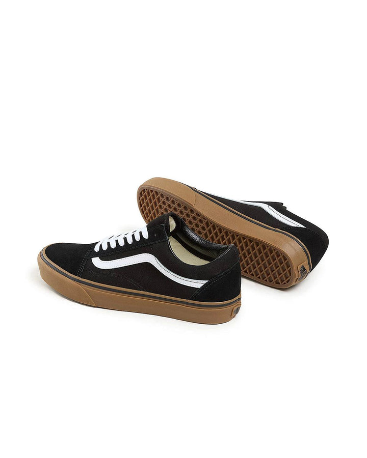 VANS OLD SKOOL TRAINERS GUMSHOE BLACK-Designer Outlet Sales