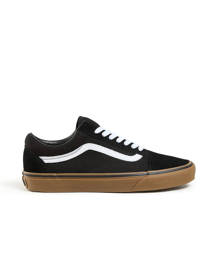 VANS OLD SKOOL TRAINERS GUMSHOE BLACK-Designer Outlet Sales