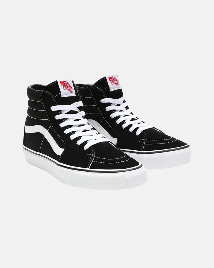 VANS SK8-HI TRAINERS BLACK WHITE-Designer Outlet Sales