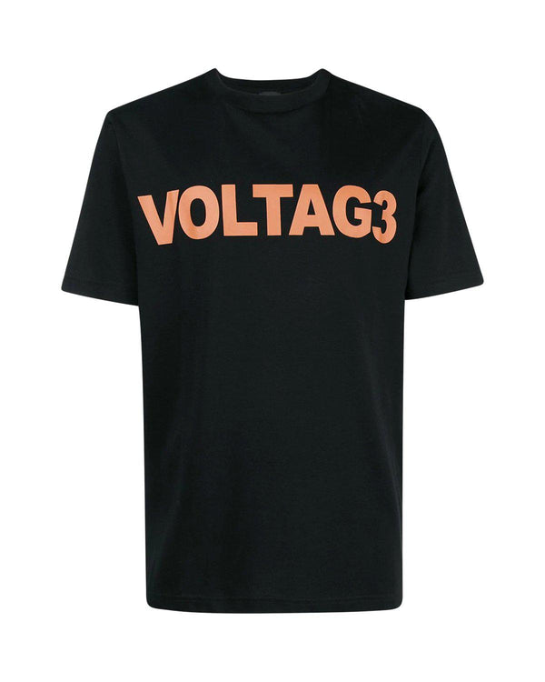 DIESEL JEANS MENS VOLTAG3 T-SHIRT BLACK-Designer Outlet Sales