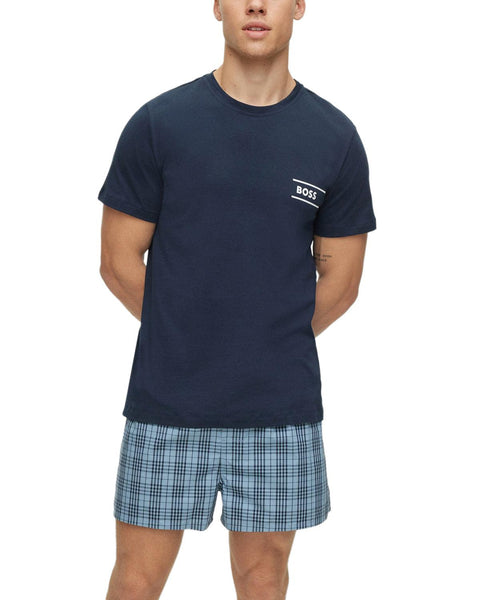 Boss stripe logo t shirt Clearance