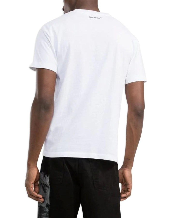 OFF-WHITE MENS MONA LISA SLIM CUT T-SHIRT WHITE-Designer Outlet Sales