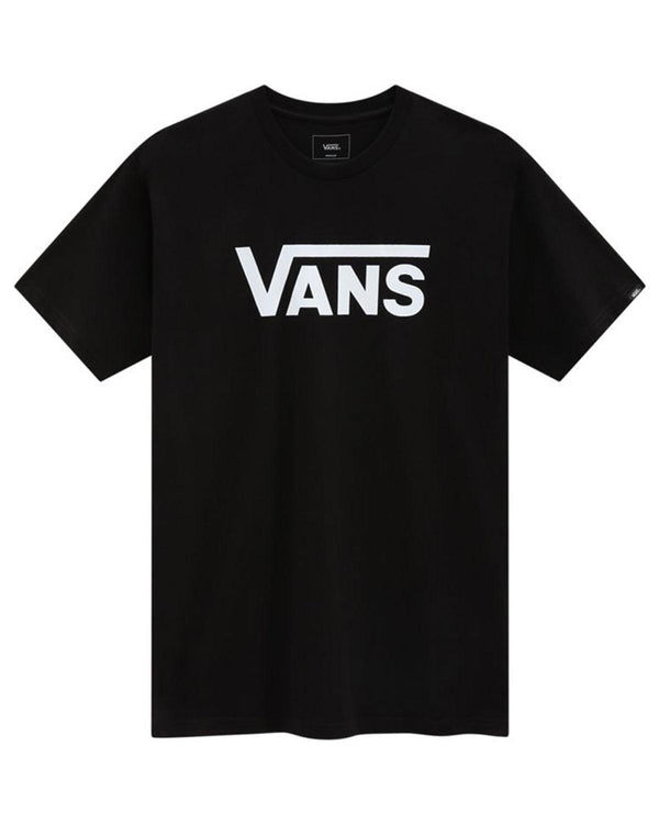 VANS MENS CLASSIC LOGO T-SHIRT BLACK-Designer Outlet Sales